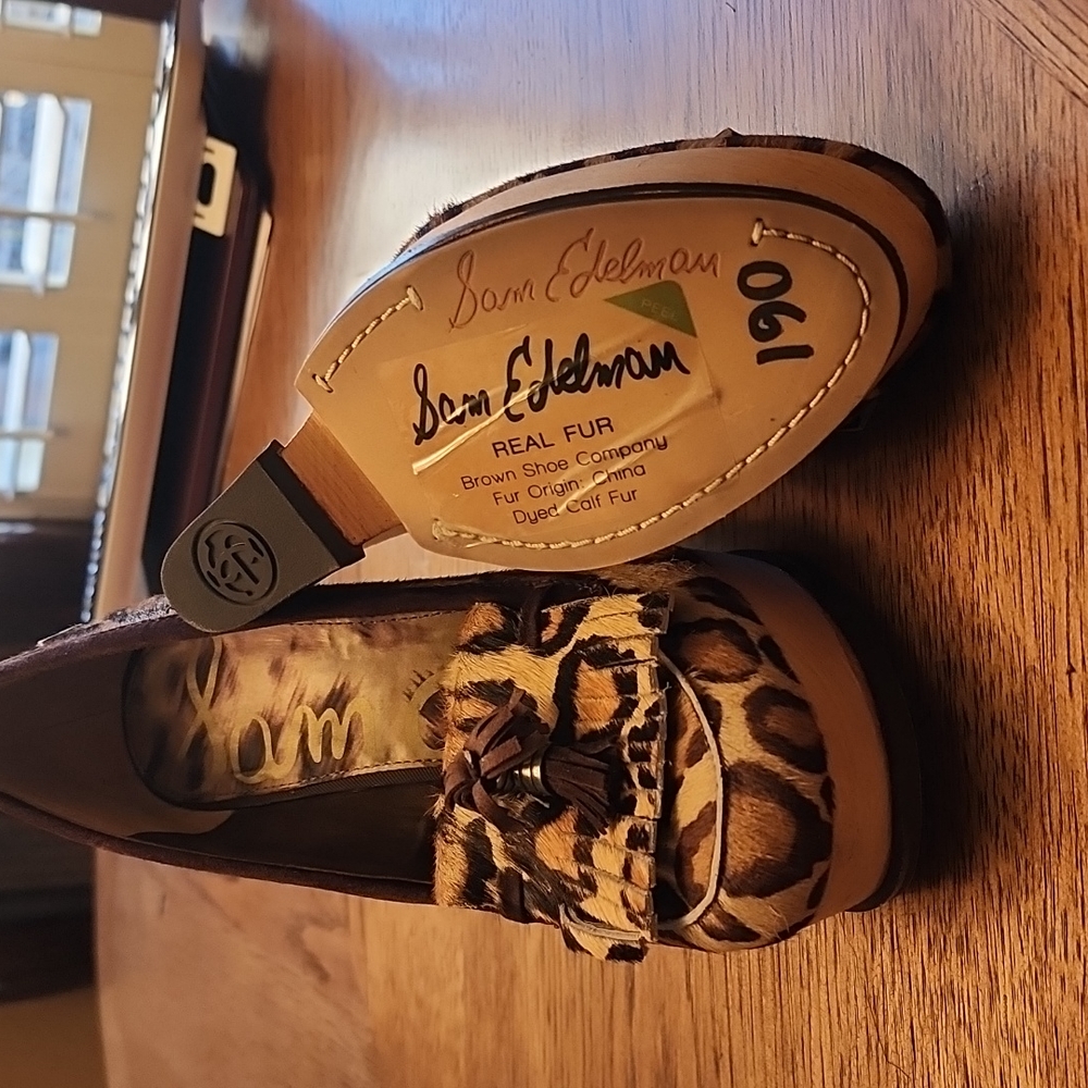 Womens Animal Print ‘Sam Edelman’ Wedges